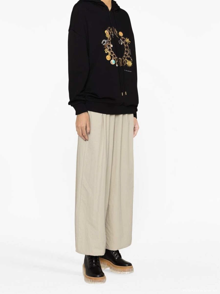 Affordable bracelet-print Stella McCartney hoodie cotton Women 0723